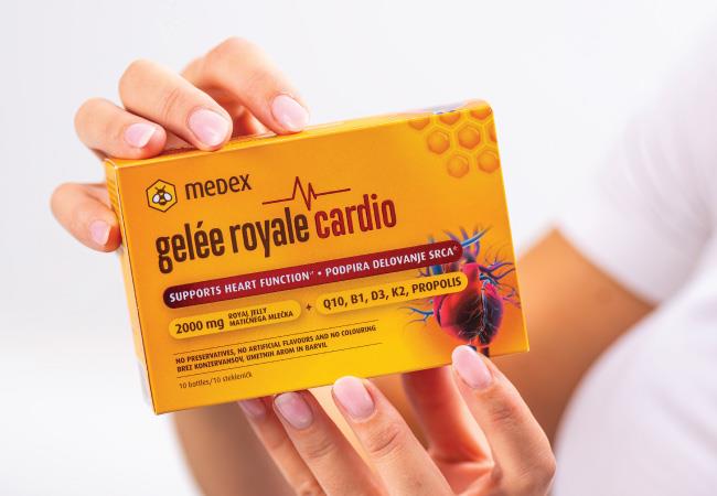 	Nov Medexov izdelek za celovito podporo zdravju srca in ožilja.