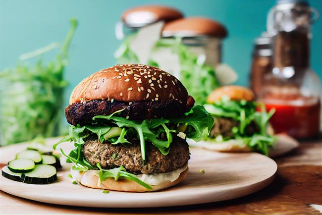 Privoščite si vege burger. (Foto: Freepik.com). SLIKA JE SIMBOLIČNA