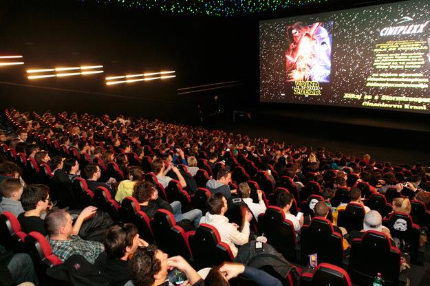 Polnočna premiera Vojna zvezd. (foto: Cineplexx)