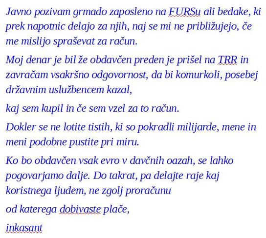 Citat, ki kroži po facebooku.