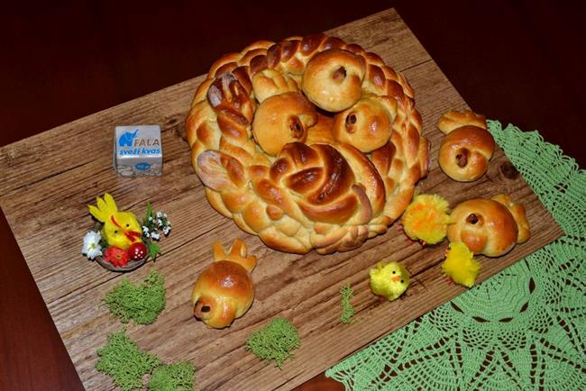 Velikonočna gnezdeca in piščančki (foto: Fala)