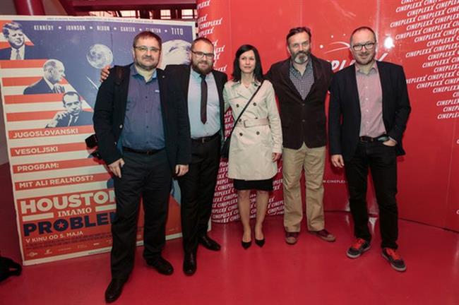 Andrej Virc, Žiga Virc, Anamarija Hrast, Siniša Juričić, Boštjan Virc (foto: Cineplexx)