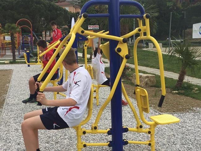 Fitnes naprave so brezplačne za uporabo. (foto: občina Piran)