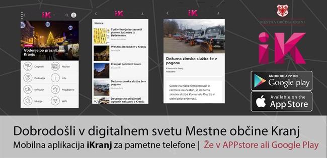 Nova mobilna aplikacija iKranj