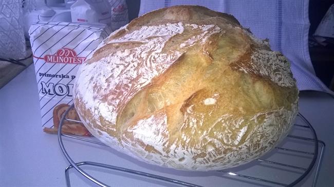 Kruh brez gnetenja (foto: Jožica Ostrožnik)