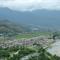 Pogled na Paro (15 000 preb.) – upravno središče Butana