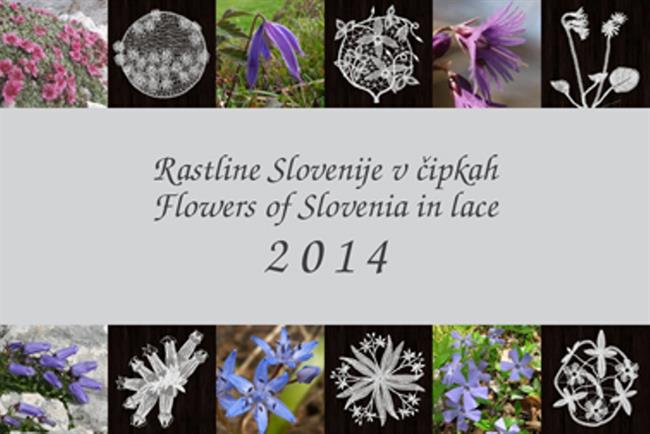 Koledar Rastline Slovenije v čipkah (foto: Afrodita Hebar Kljun)