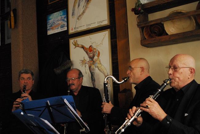 Kvartet klarinetov (foto: osebni arhiv Milana Pavlihe)