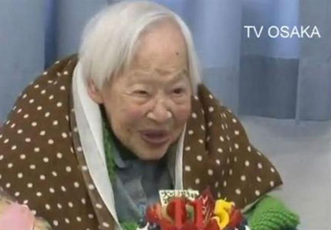 Misao Okavu je stara 116 let! (foto: TV Osaka)