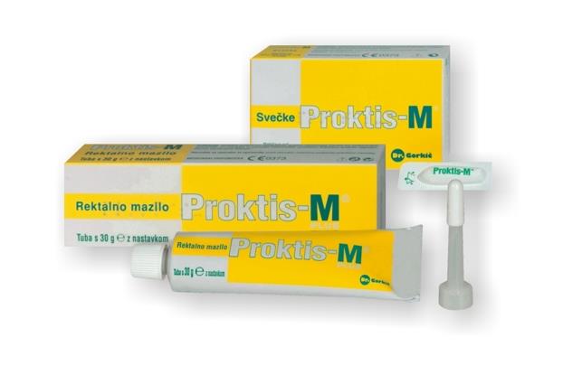 Izdelki PROKTIS-M so na voljo v lekarnah in specializiranih prodajalnah.