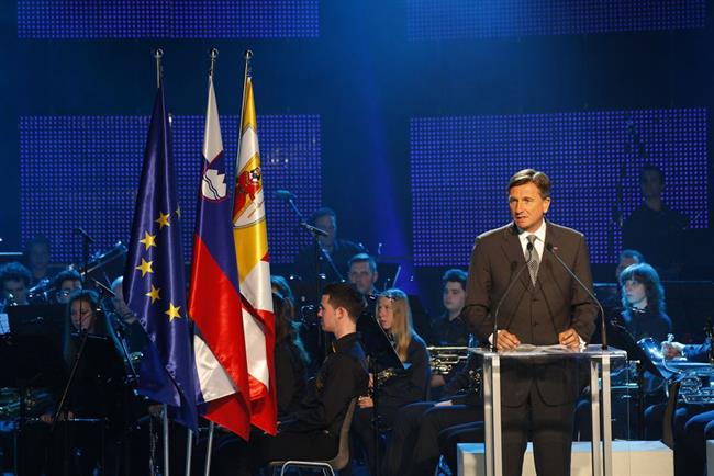 Na dogodku je bil tudi predsednik Pahor. (foto: Boštjan Pucelj)