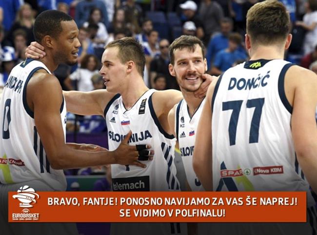 Naši košarkarji so navdušili celo Slovenijo. (foto: POP TV)