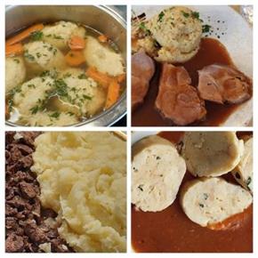 Ideje za kosilo: Špinačna juha, zrezki v naravni omaki, krompir s peteršiljem in kumarična solata