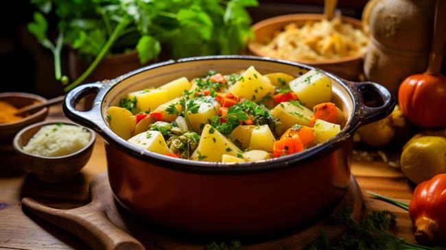 Recept: Pomladna enolončnica (s čemažem, regratom in koprivami)