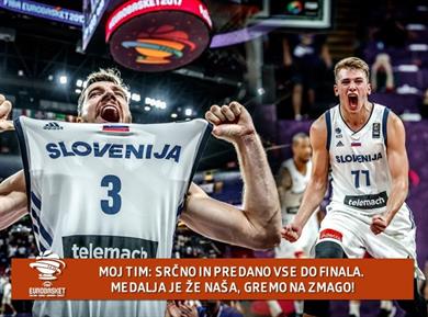 Slovenski košarkarji so navdušili